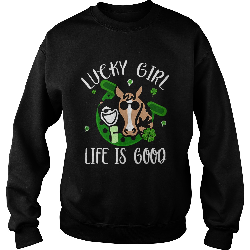 life is good horse sweatshirt